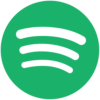 spotify logo round Listen podcast on Spotify